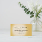 Modern eenvoudig minimalistisch Visitekaartje (Staand voorkant)