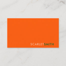 Modern eenvoudig minimalistisch visitekaartje