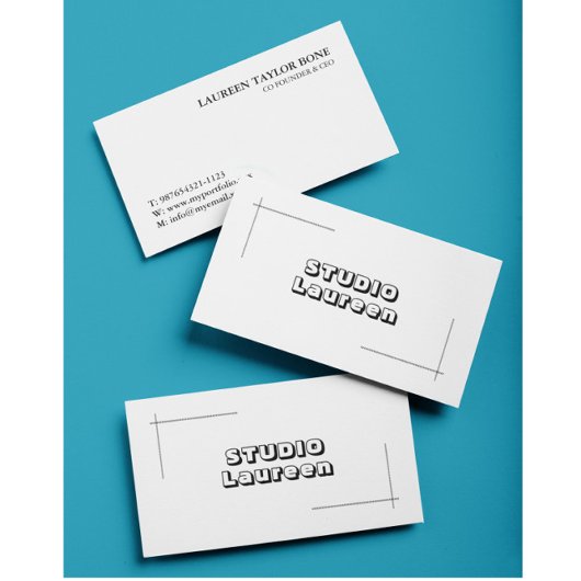 Modern eenvoudig minimalistisch Visitekaartje