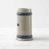 Modern Eenvoudig Monogram gepersonaliseerde aangep Bierpul (Center)