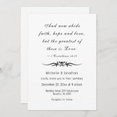 Modern eenvoudig ontwerp Bijbel Verse Christelijke Kaart (Voorkant / Achterkant)