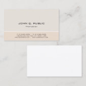 Modern Eenvoudig Ontwerp Harmonie Kleuren Professi Visitekaartje (Voorkant / Achterkant)