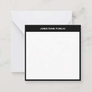 Modern eenvoudig ontwerp Sjabloon Elegante zwarte 