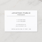 Modern eenvoudig ontwerp Sjabloon Professional Visitekaartje (Voorkant)