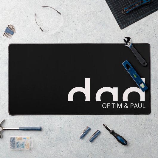 Modern eenvoudig paasontwerp met Kinder kindername Bureaumat