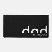 Modern eenvoudig paasontwerp met Kinder kindername Bureaumat (Voorkant)