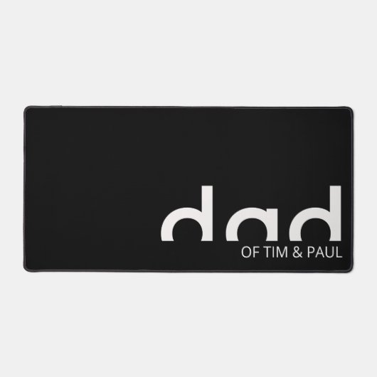 Modern eenvoudig paasontwerp met Kinder kindername Bureaumat (Voorkant)