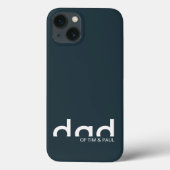 Modern eenvoudig paasontwerp met Kinder kindername Case-Mate iPhone Case (Achterkant)