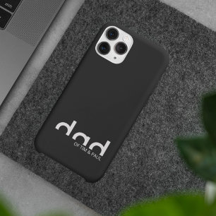 Modern eenvoudig paasontwerp met Kinder kindername Case-Mate iPhone Case