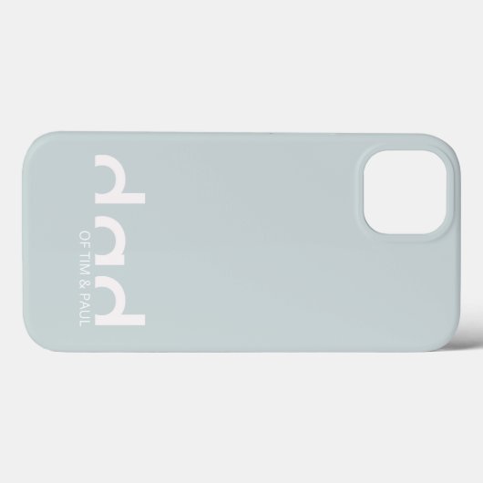 Modern eenvoudig paasontwerp met Kinder kindername Case-Mate iPhone Case (Achterkant (horizontaal))