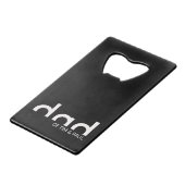 Modern eenvoudig paasontwerp met Kinder kindername Creditkaart Flessenopener (Voorkant Gekanteld)