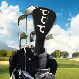 Modern eenvoudig paasontwerp met Kinder kindername Golfheadcover