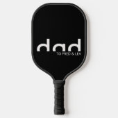 Modern eenvoudig paasontwerp met Kinder kindername Pickleball Paddle (Voorkant)