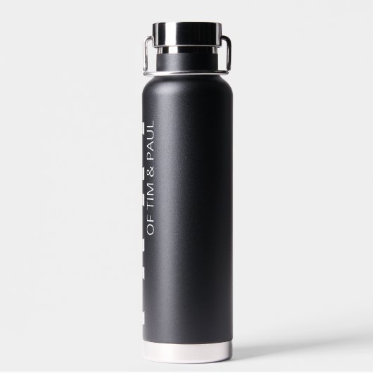 Modern eenvoudig paasontwerp met Kinder kindername Waterfles (Achterkant)