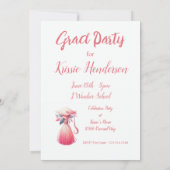 Modern eenvoudig pastel Afstuderen Kaart (Achterkant)