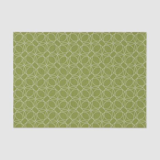 Modern eenvoudig patroon tissuepapier (Voorkant)