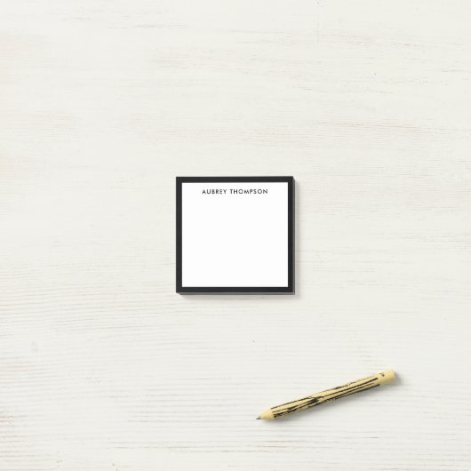 Modern eenvoudig post-it® notes (Op bureau)