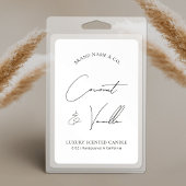 Modern Eenvoudig Product Verpakking Kaars Label Voedselcontainer Etiket