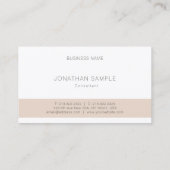 Modern Eenvoudig Professioneel Elegant Monogram Lu Visitekaartje (Achterkant)