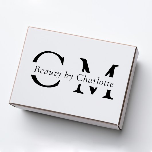 Modern, eenvoudig, professioneel rubberstempel