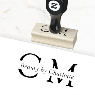 Modern, eenvoudig, professioneel rubberstempel