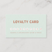 Modern, eenvoudig, professioneel, salon, lichtgroe visitekaartje (Voorkant)