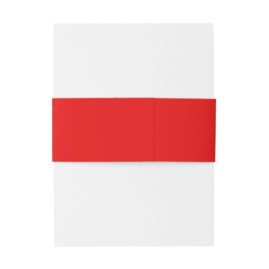 Modern Eenvoudig Retro Red Mr + Mrs Uitnodigingen Wikkel (Achterkant Voorbeeld)