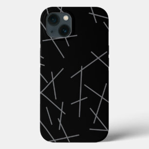 Modern, eenvoudig, rommelig, trendy grafisch lijnp Case-Mate iPhone case