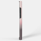 Modern Eenvoudig Roze Paarse en Gouden Monogram Samsung Galaxy Hoesje (Rechterkant)