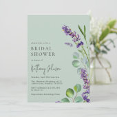 Modern Eenvoudig Salie Groen Bloemen Vrijgezellenf Kaart (Staand voorkant)