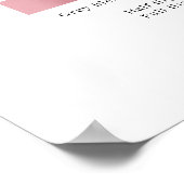 Modern, eenvoudig, salon-prijsvormend Poster (Hoek)