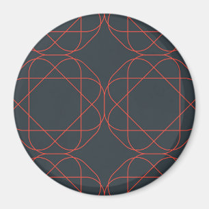 Modern, eenvoudig, schattig, speels geometrisch pa magneet