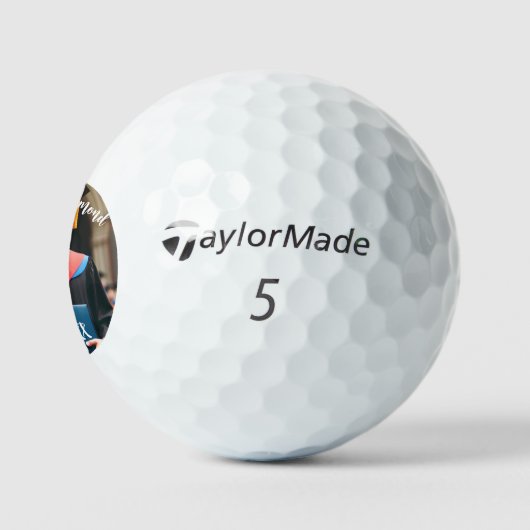 Modern eenvoudig Spaans fotoscript | Aangepast Golfballen (Logo)