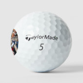 Modern eenvoudig Spaans fotoscript | Aangepast Golfballen (Logo)