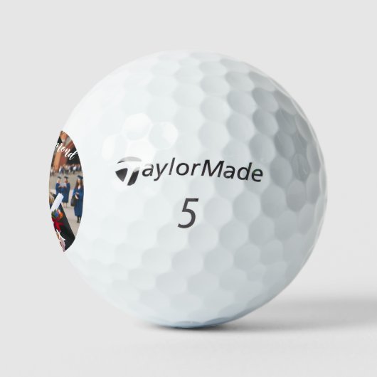 Modern eenvoudig Spaans fotoscript | Aangepast Golfballen (Logo)