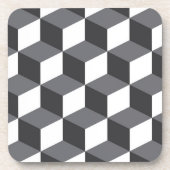 Modern, eenvoudig, stadsculppatroon bier onderzetter (Voorkant)