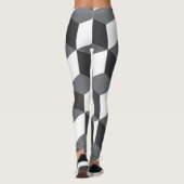 Modern, eenvoudig, stadsculppatroon leggings (Achterkant)