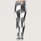 Modern, eenvoudig, stadsculppatroon leggings (Voorkant)