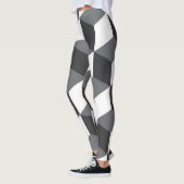 Modern, eenvoudig, stadsculppatroon leggings (Links)