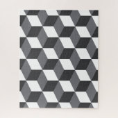 Modern, eenvoudig, stadsculppatroon legpuzzel (Verticaal)