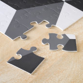 Modern, eenvoudig, stadsculppatroon legpuzzel (Zijkant)