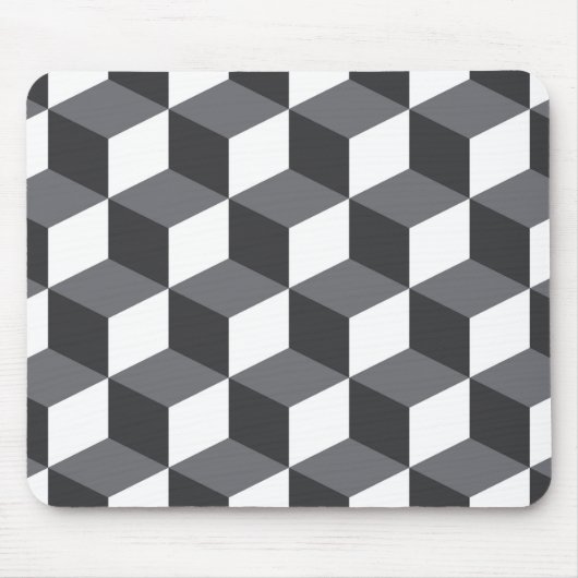 Modern, eenvoudig, stadsculppatroon muismat (Voorkant)