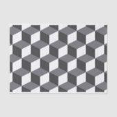 Modern, eenvoudig, stadsculppatroon tissuepapier (Voorkant)