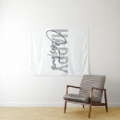 Modern, eenvoudig, stadsplanning, prettig kerstfee wandkleed (In Situ (horizontaal))