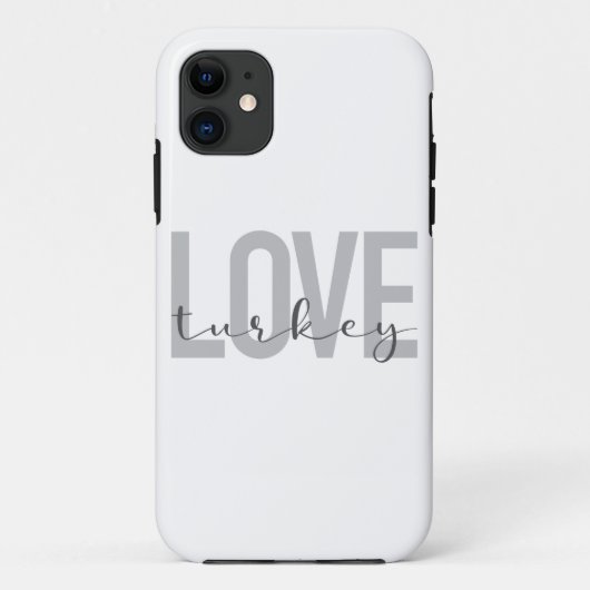 Modern, eenvoudig, stedelijk, cool ontwerp Love Tu Case-Mate iPhone Case (Achterkant)