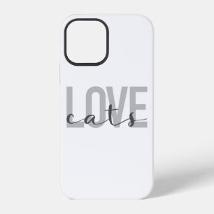 Modern, eenvoudig, stedelijk, trendy ontwerp Love  iPhone 12 Hoesje