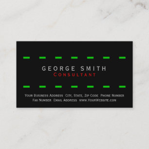 Modern eenvoudig stijlvol consultant Visitekaartje