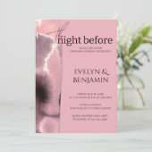 Modern, eenvoudig stoffig Roos repetitiediner Kaart (Staand voorkant)