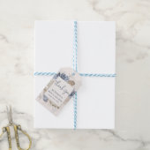 Modern eenvoudig strand Vrijgezellenfeest Dank u Cadeaulabel (Met Touw)