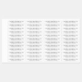 Modern eenvoudig Tamper Proof Thin Candle Jar Labe Labels (Vel)